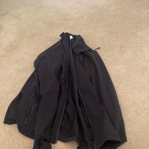 Black Lululemon zip up tight fit sweater